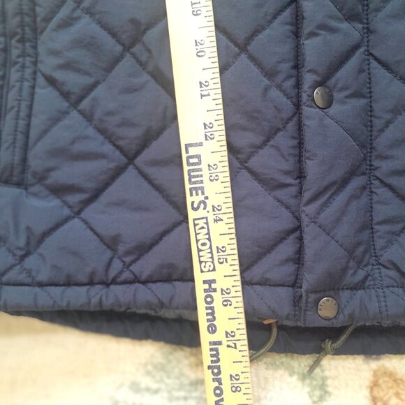 Relwen Quilted Vest Mens Large Diamond Puffer Snap Front Huckberry Navy Blue - Picture 8 of 9